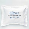 Boy Birth Announcement Pillow